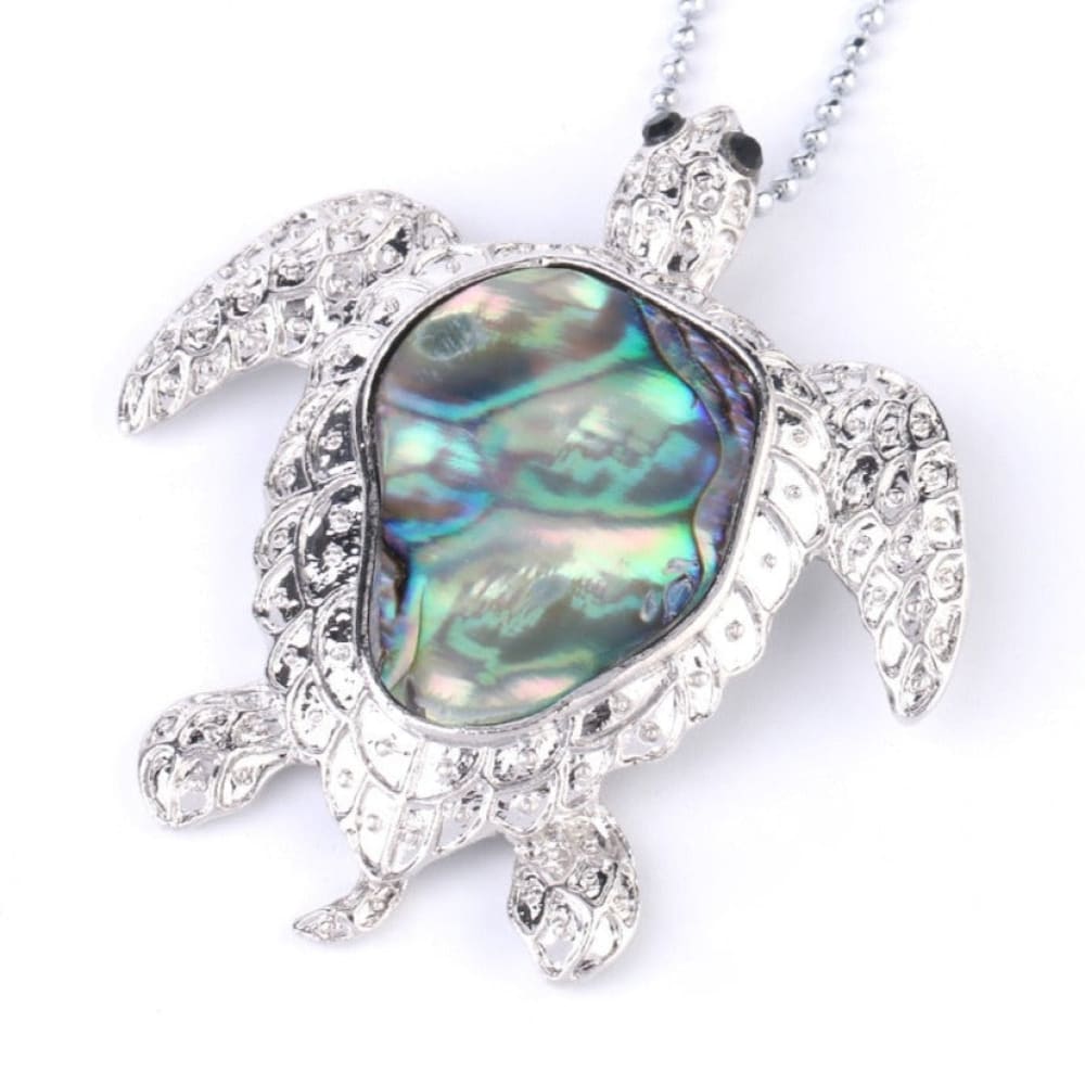 Natural Shell Sea Turtle Necklace