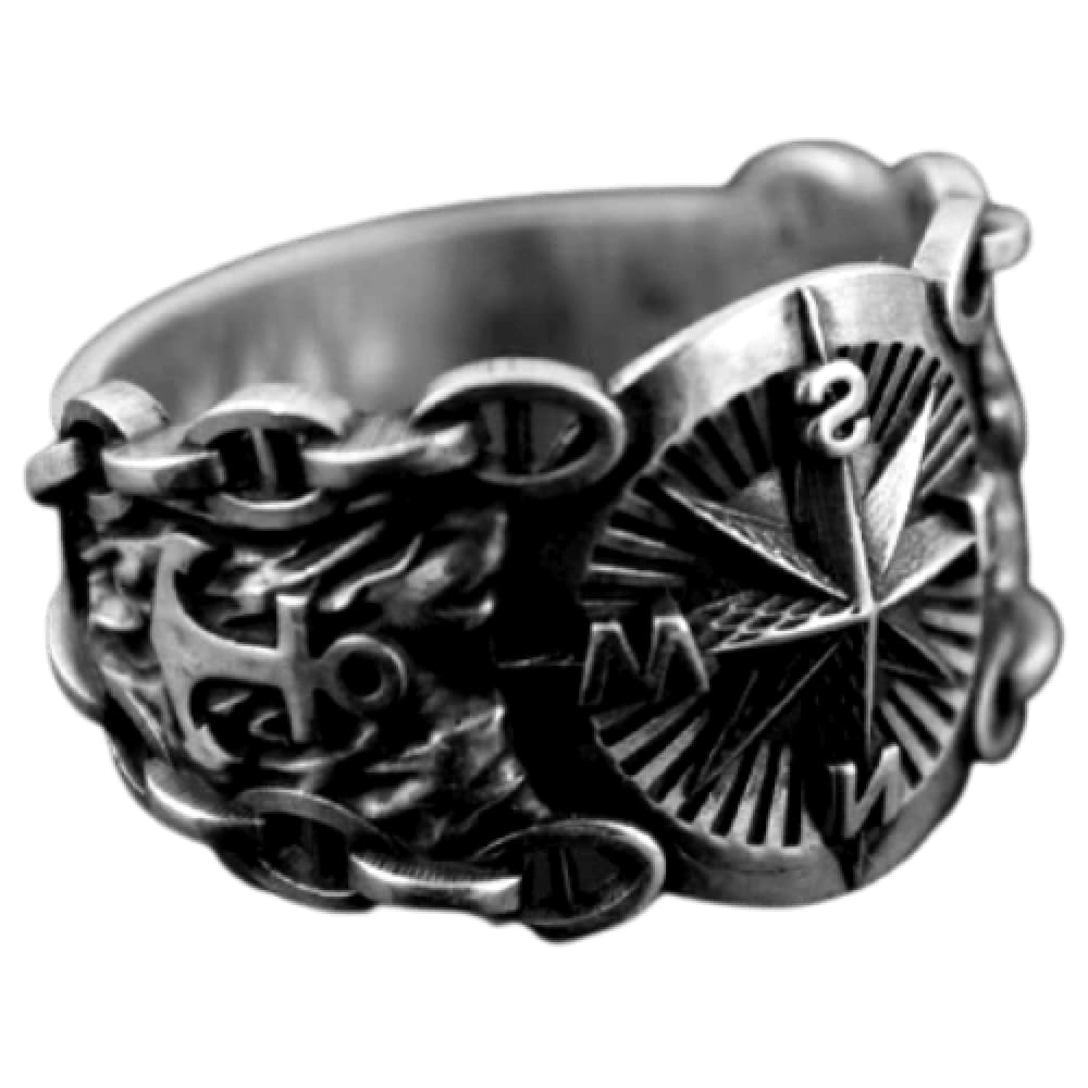 stainless-steel-compass-anchor-ring