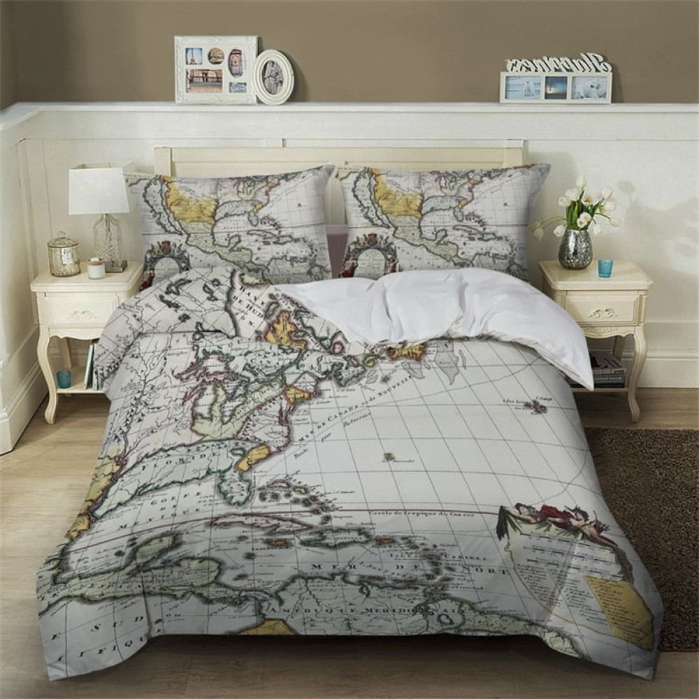 Nautical Map Bedding