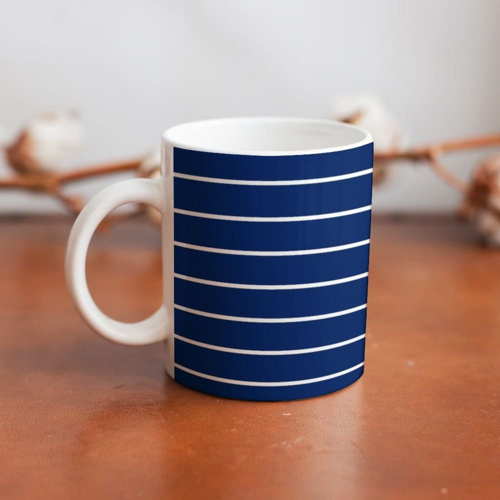 Nautical Striped Mugs