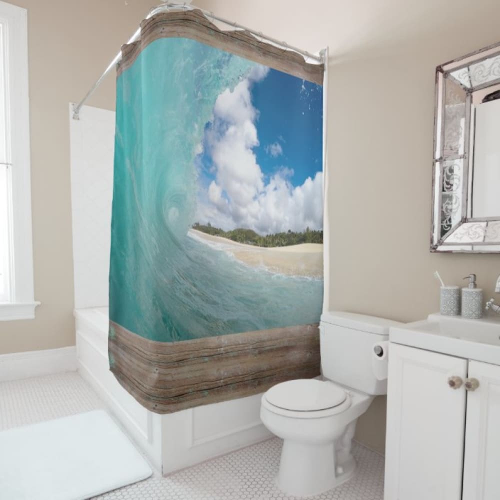 Ocean Wave Curtain