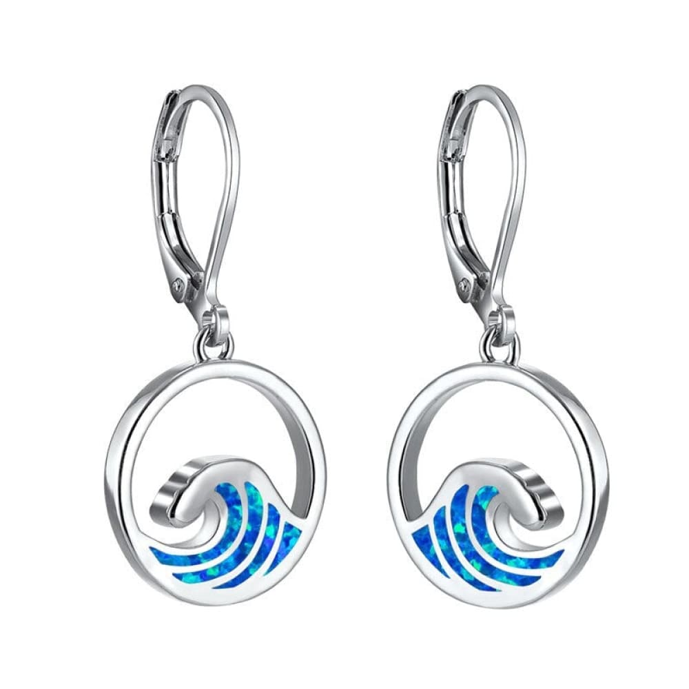 Ocean Wave Earrings