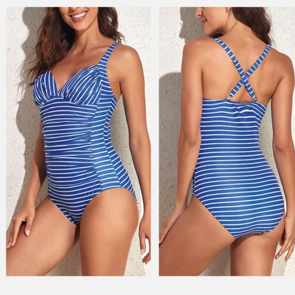 One-Piece Sexy Nautical Swimwear
