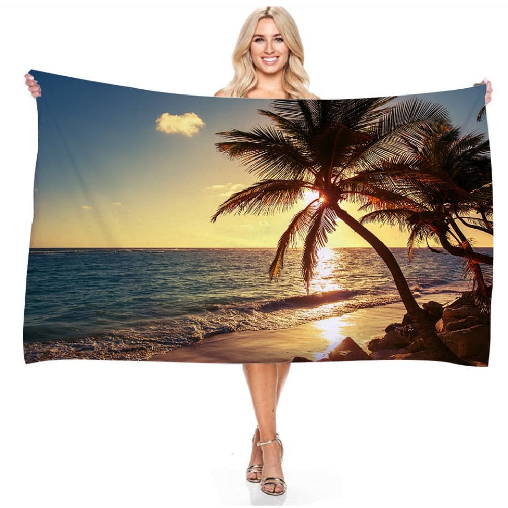 Palm Tree Beach Towel
