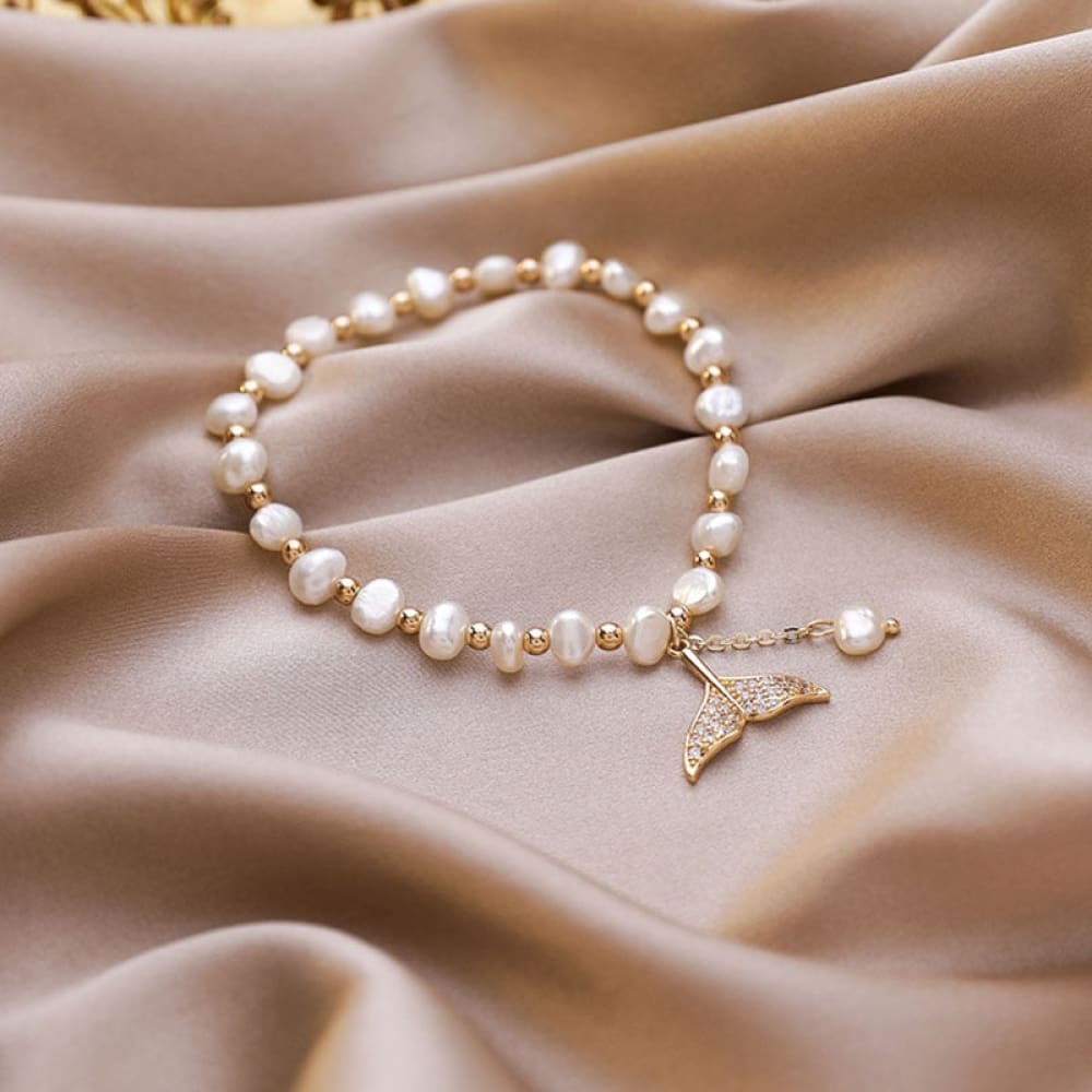 Pearl Bead Mermaid Bracelet