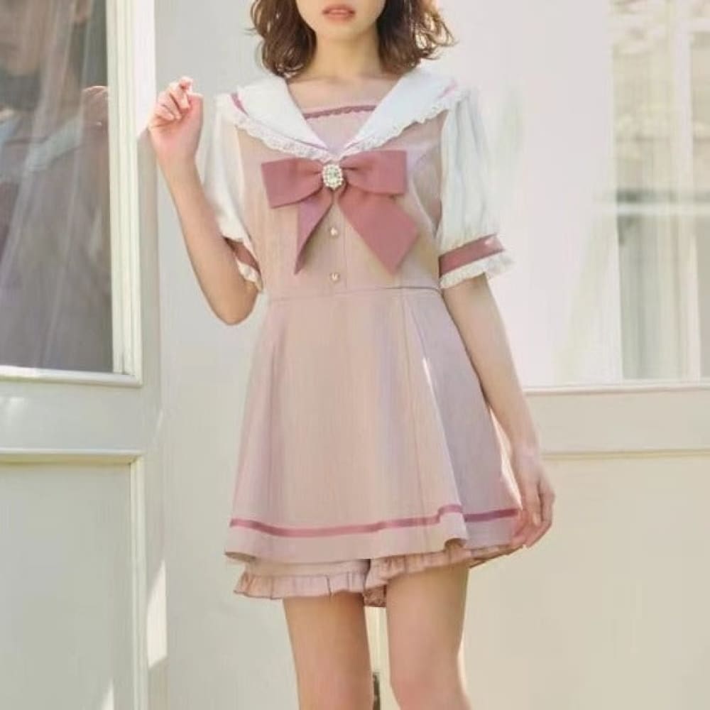 Pink Sailor Dress