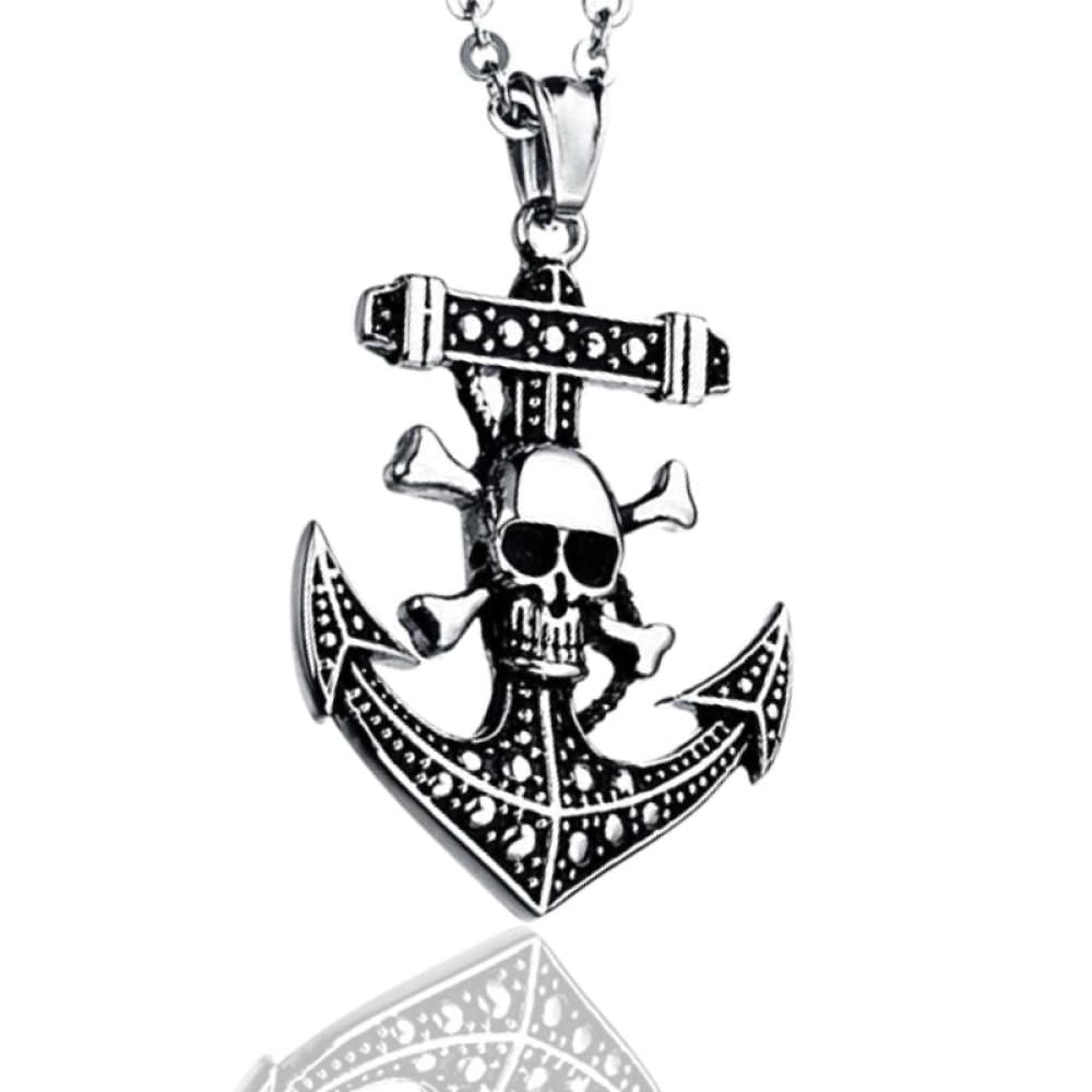 pirate-anchor-skull-necklace