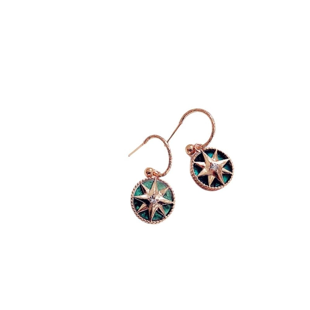 Prophecy Star Compass Earrings