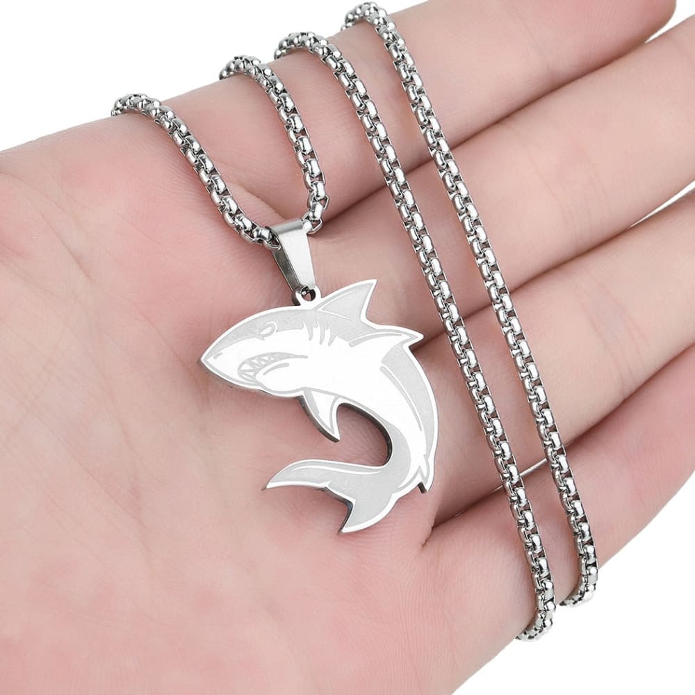 Punk Shark Necklace