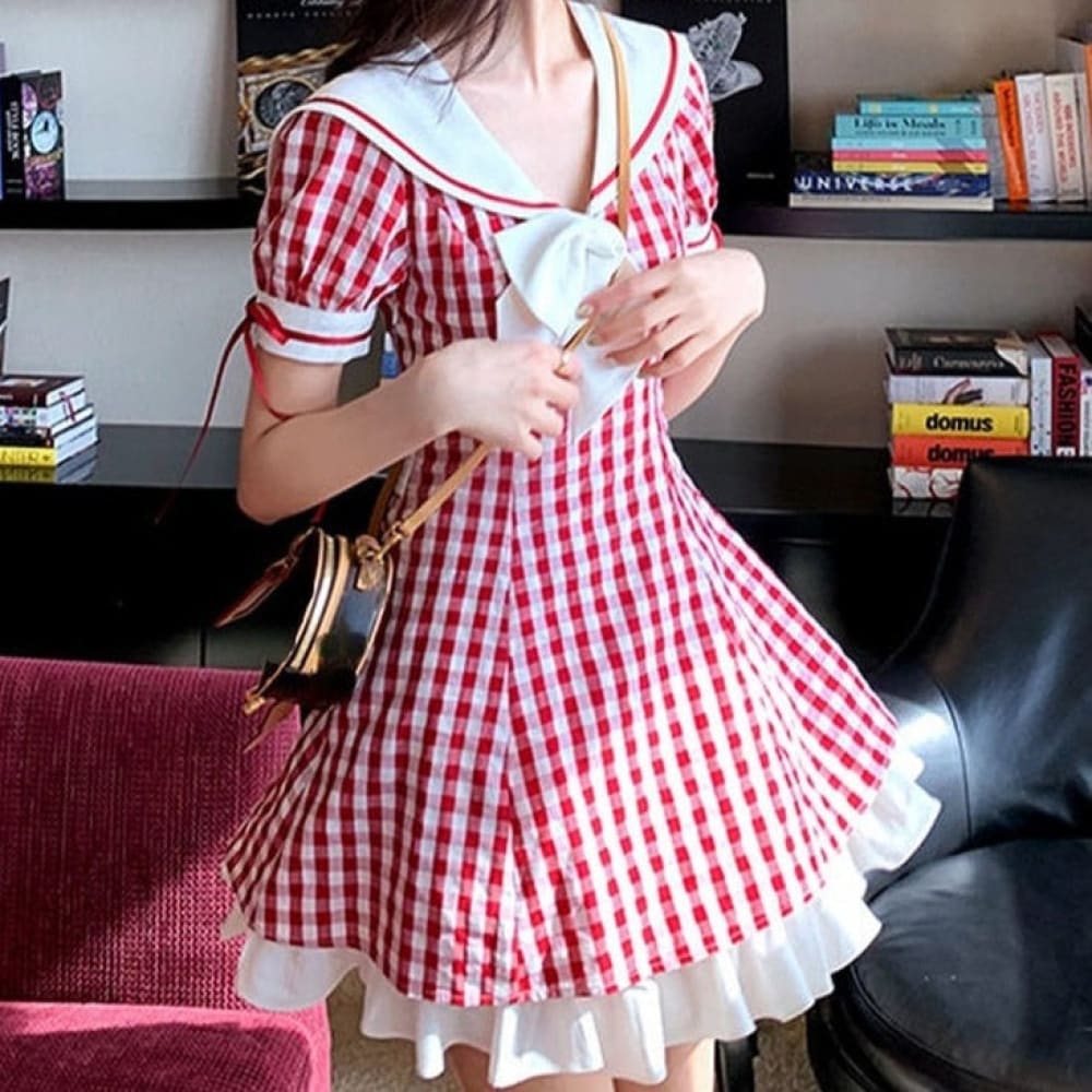 sailor dress red SAILOR DRESS