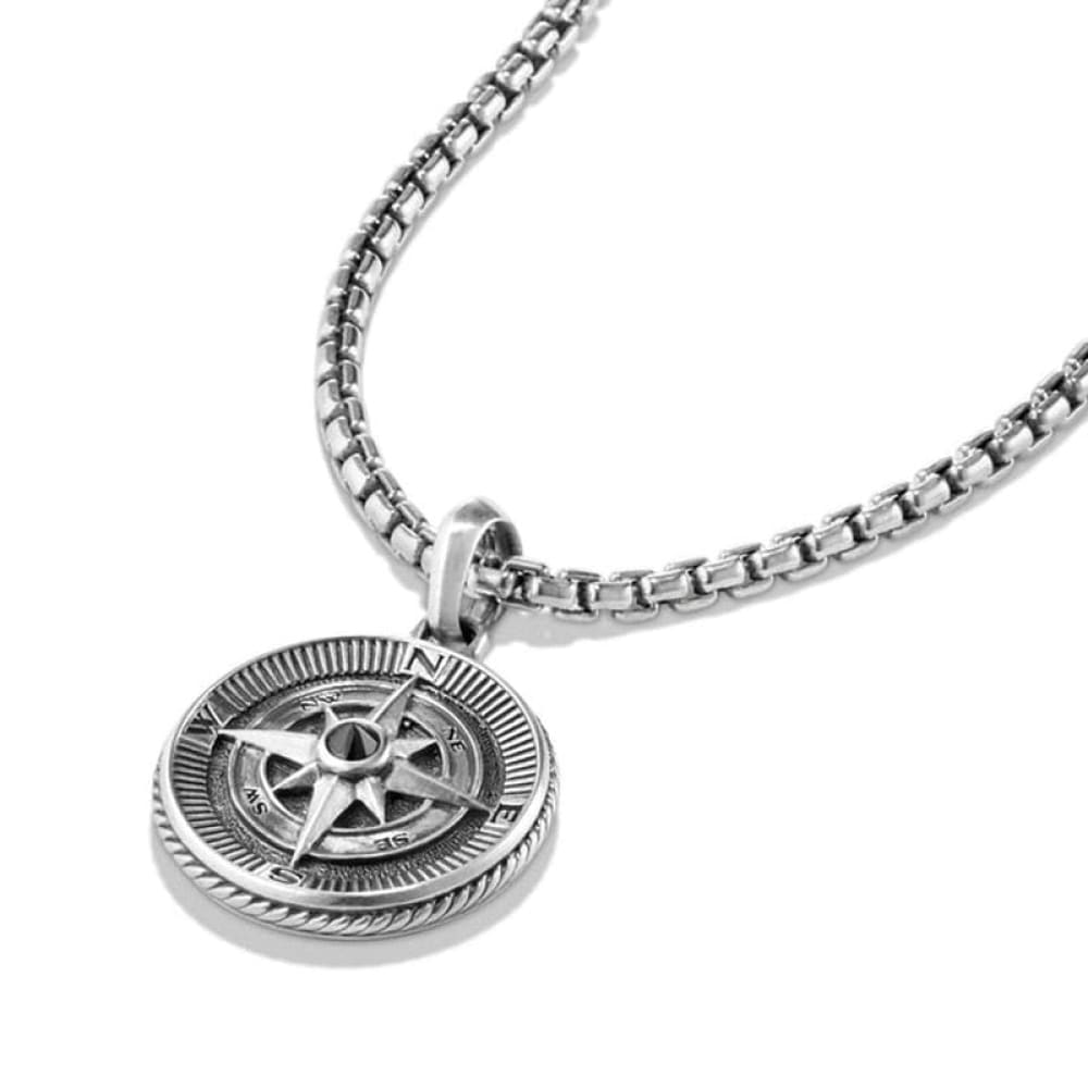 Retro Compass Necklace