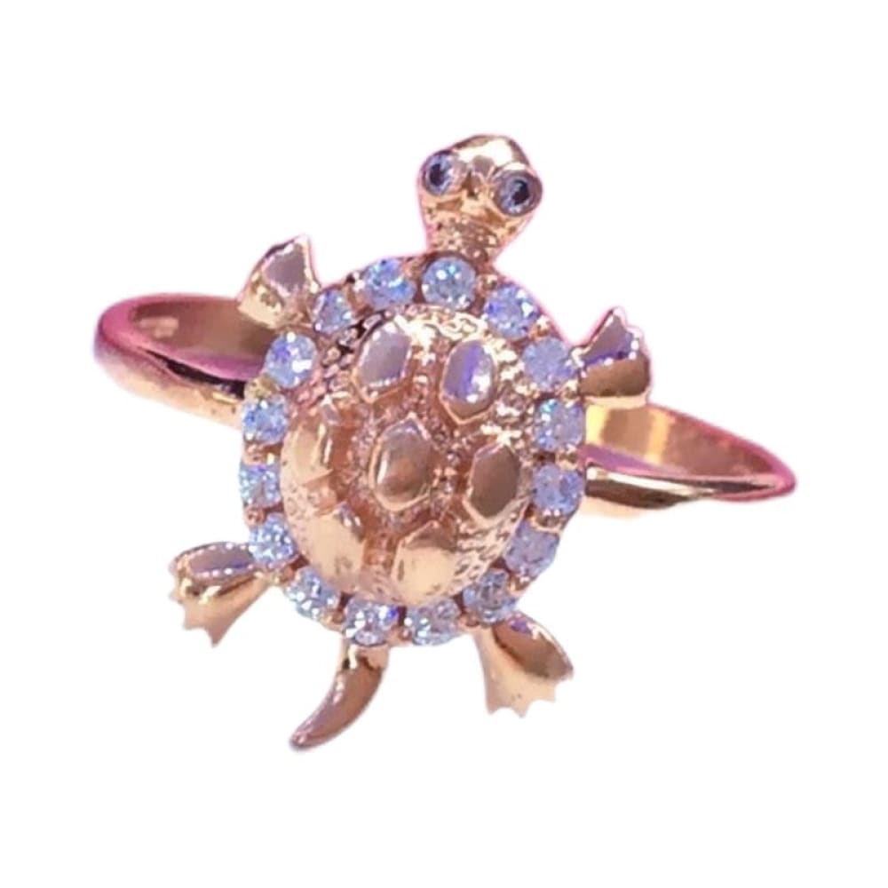 Madeinsea© - Rhinestone Sea Turtle Ring