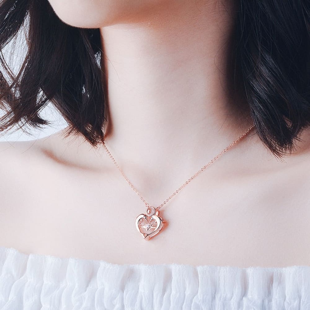 Rose Gold Dolphin Necklace