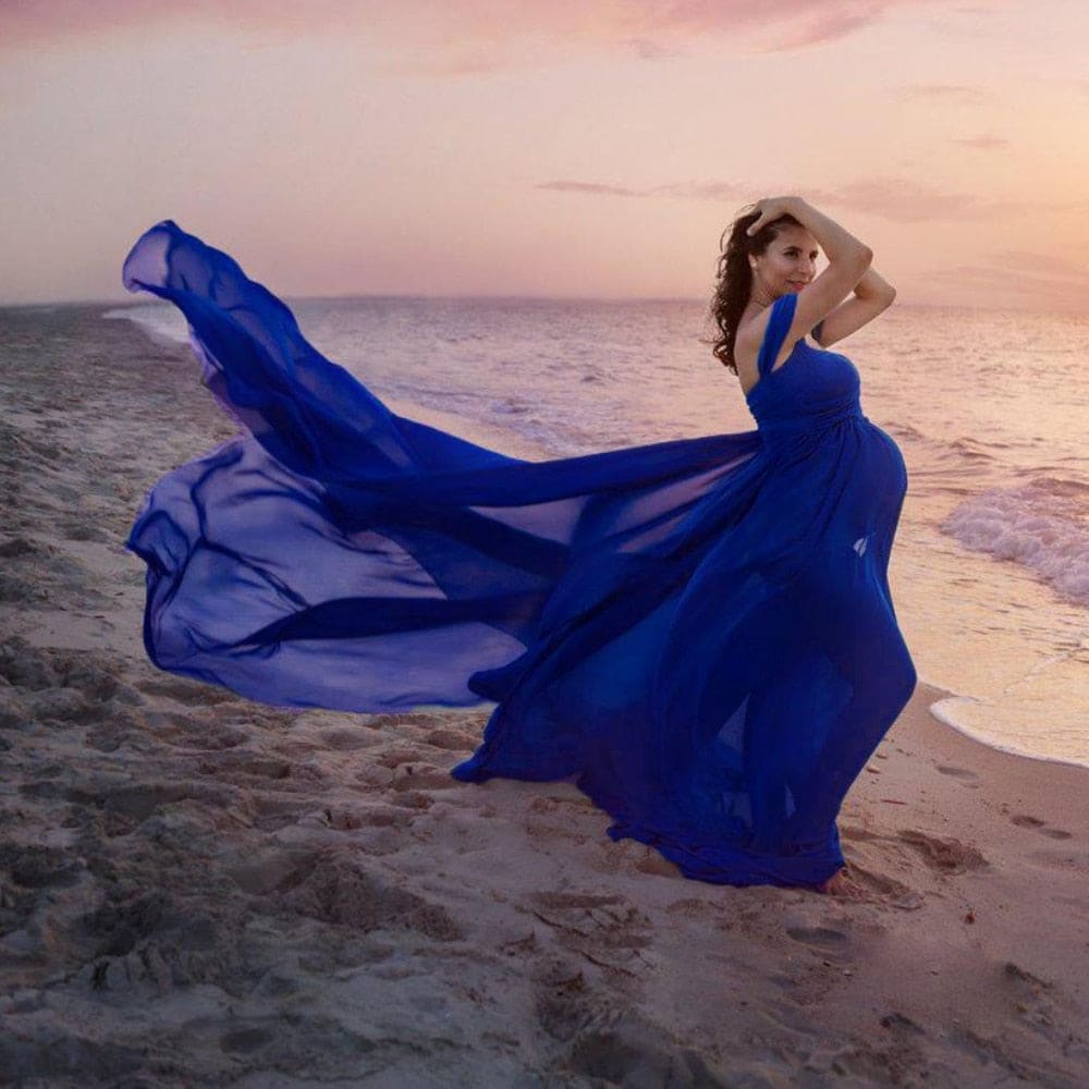 Royal Blue Beach Dress