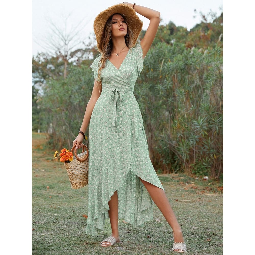 Sage Green Beach Dress