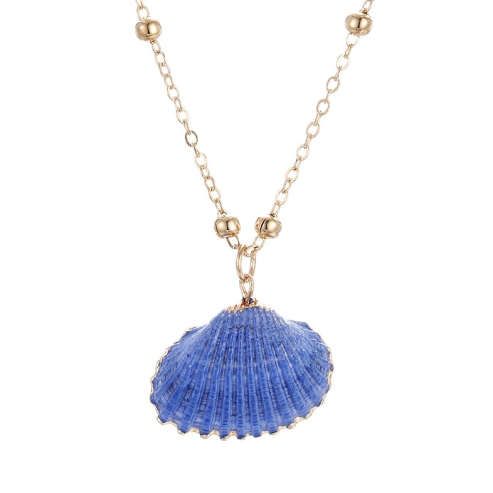 Scallop Colorful Shell Necklace