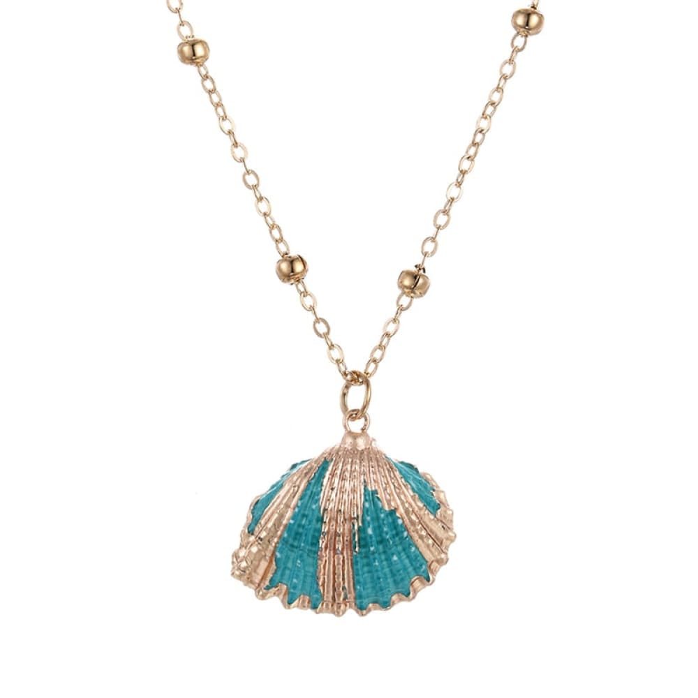 Scallop Colorful Shell Necklace
