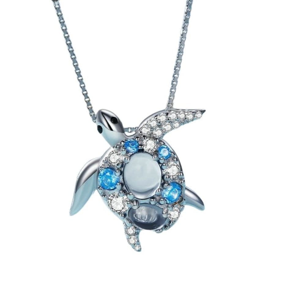 Sea Turtle Diamond Necklace