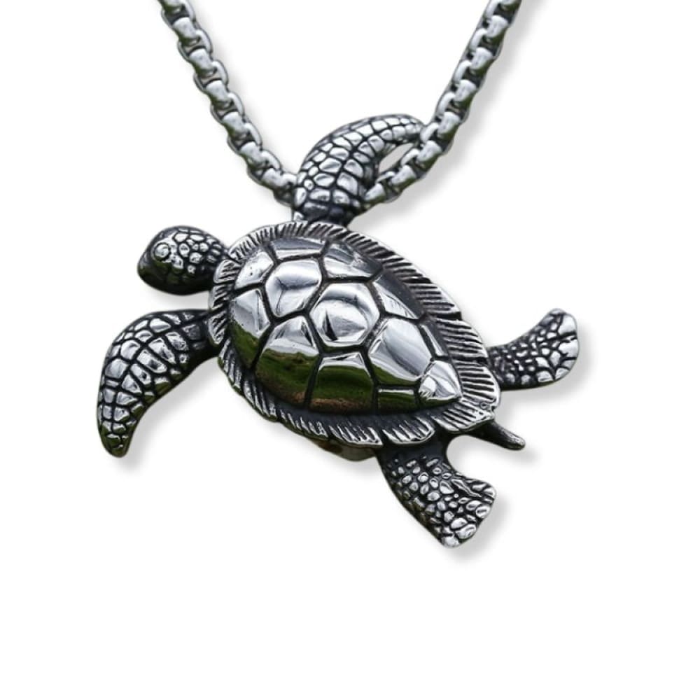 Sea Turtle Pendant Necklace Vintage