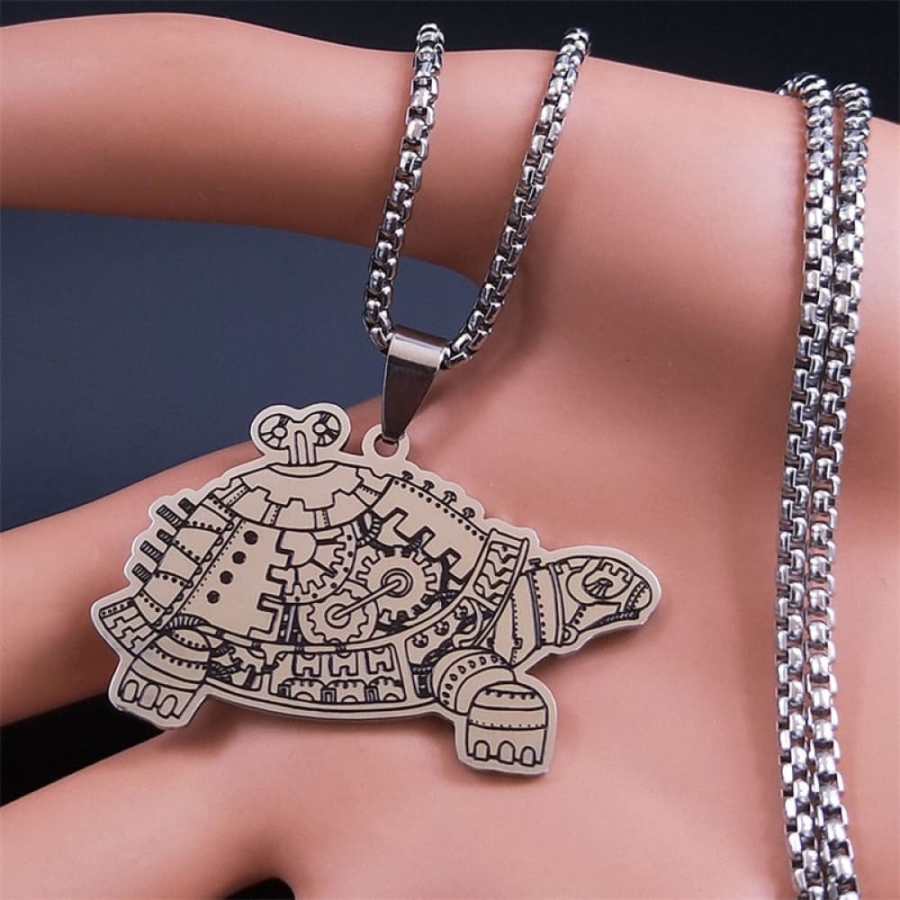 Sea Turtle Punk Necklace