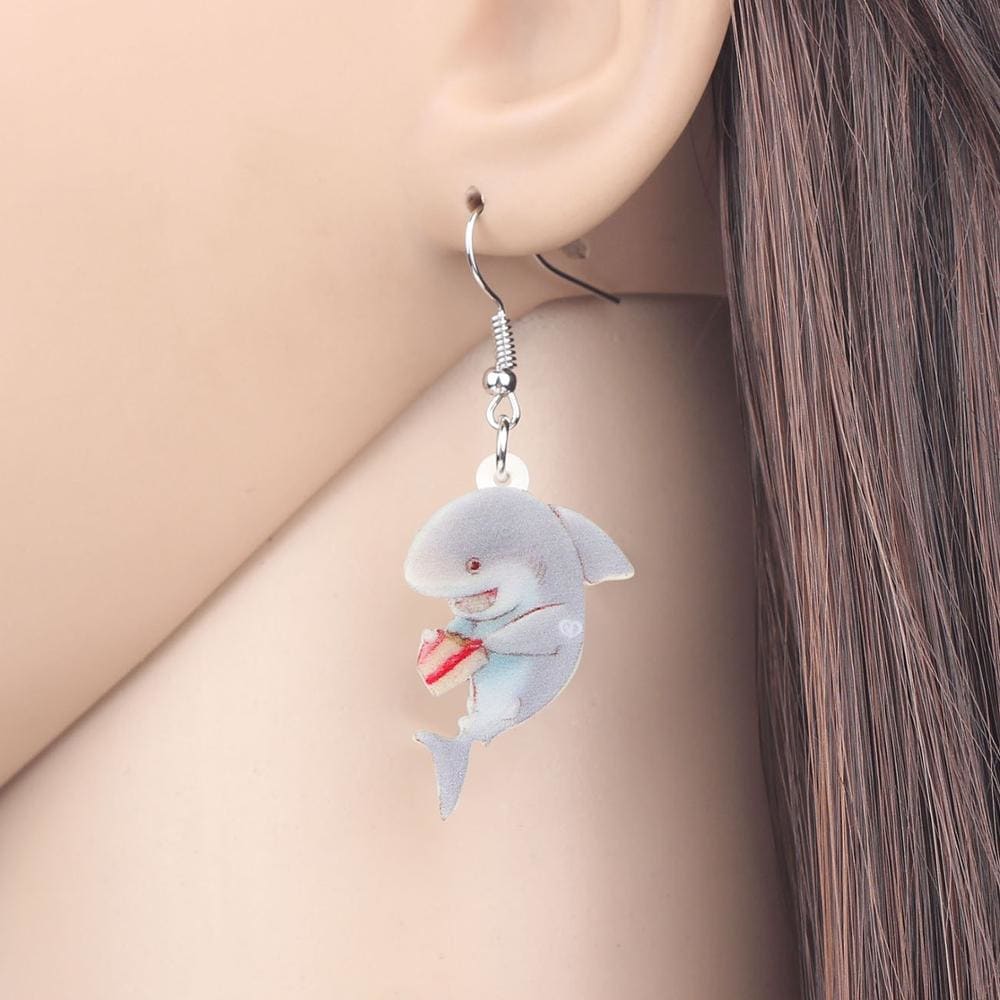 Shark Drop Earrings