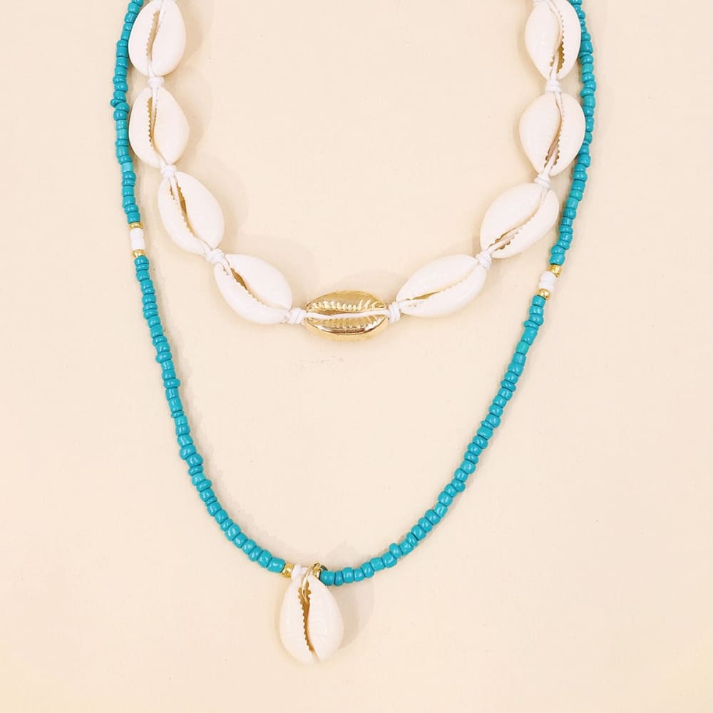 Shell Beaded Necklace
