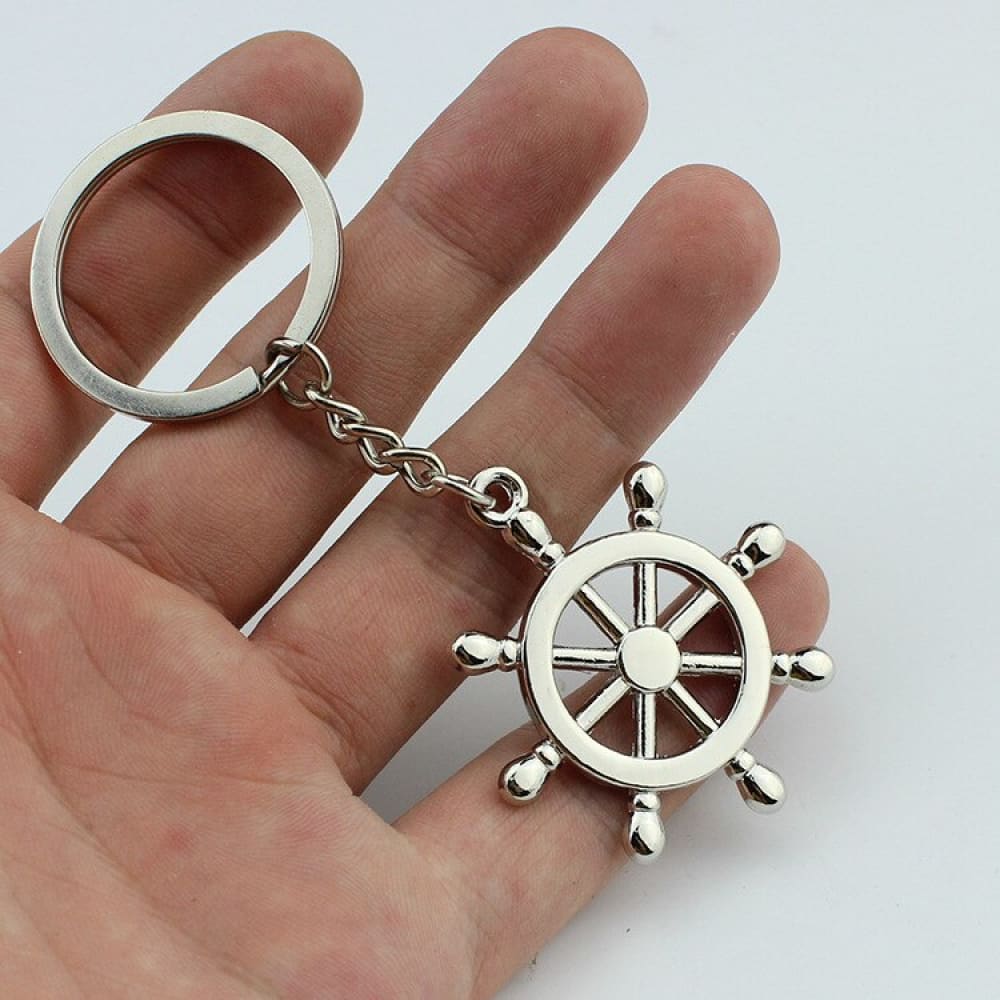 Ship Wheel Keychain