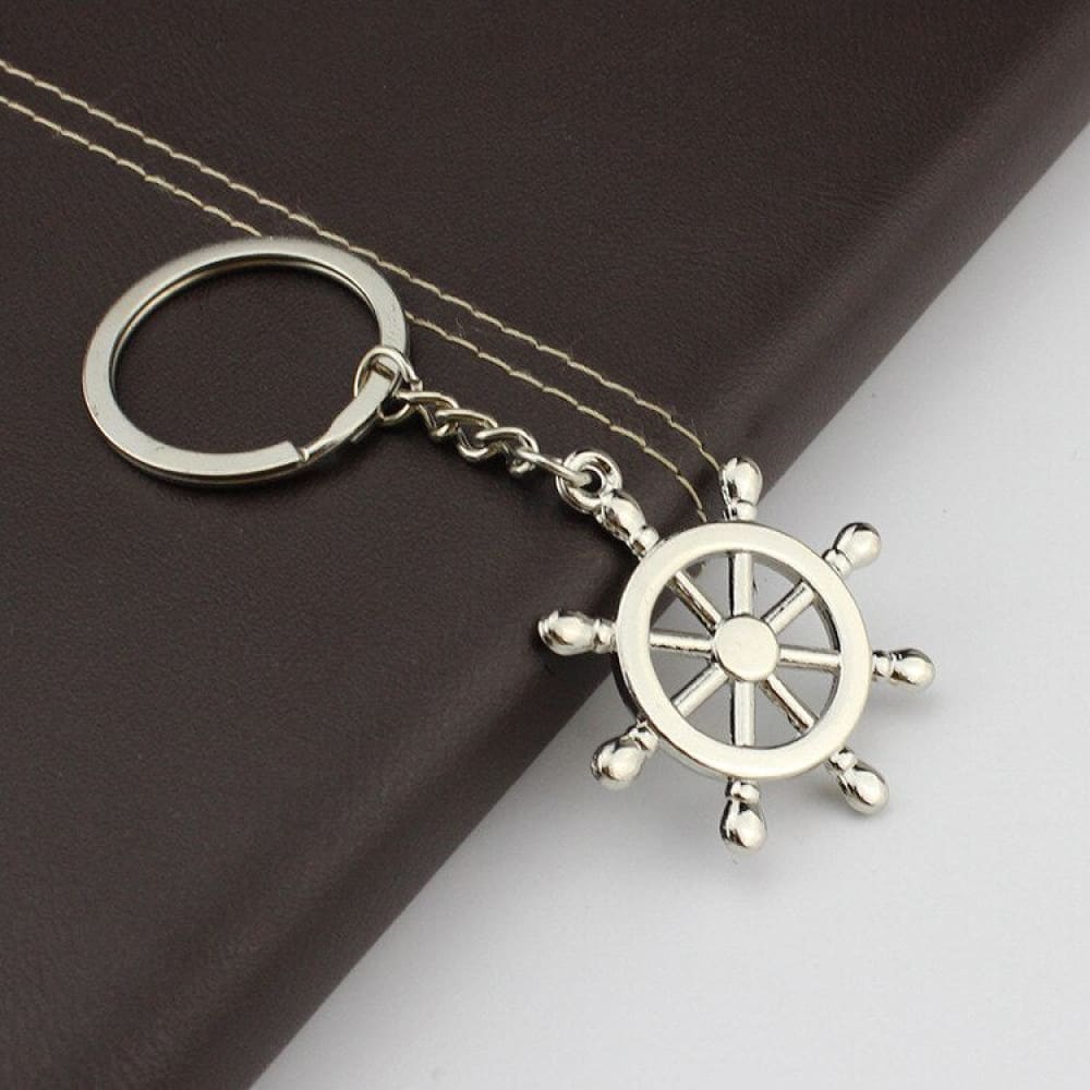 Ship Wheel Keychain