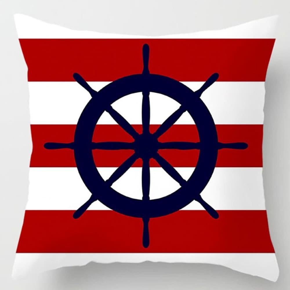 Ship Wheel Pillow