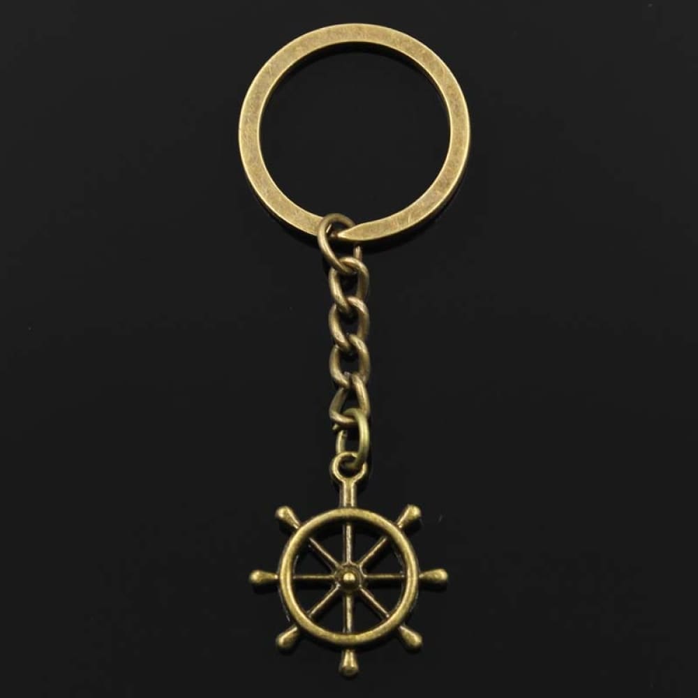 Ship’s Helm Keychain