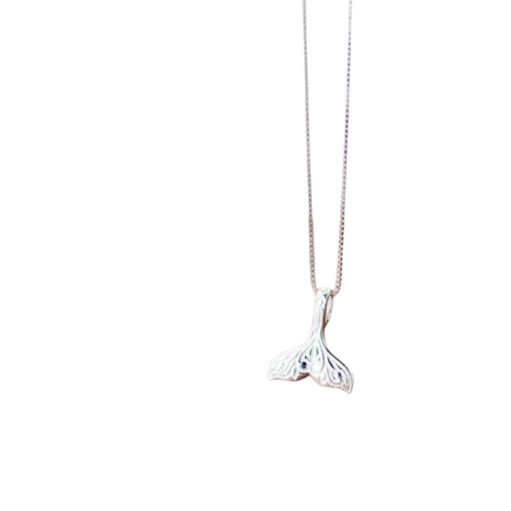 Silver Mermaid Tail Necklace
