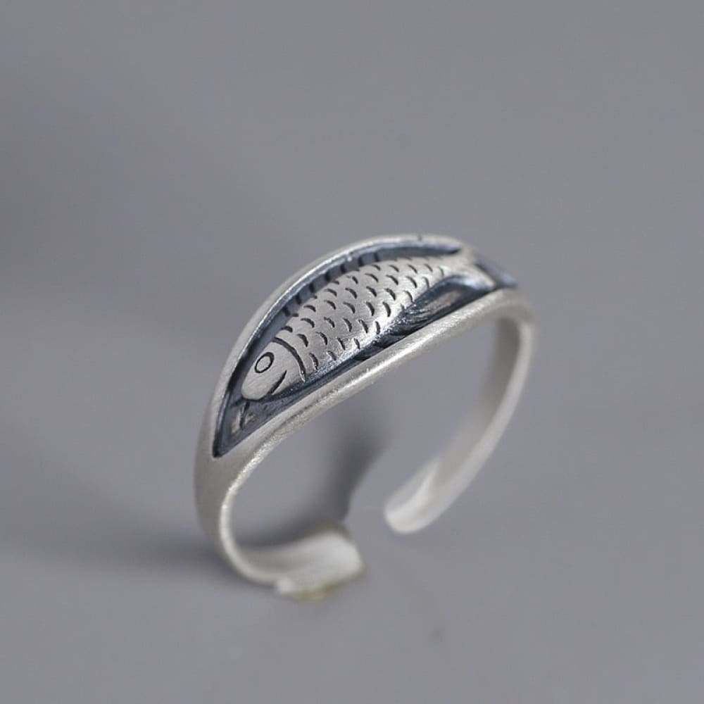 Fish Ring Method Madeinsea© - Silver Retro Fish Ring