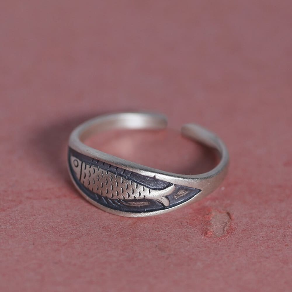 Fish Ring Method Madeinsea© - Silver Retro Fish Ring