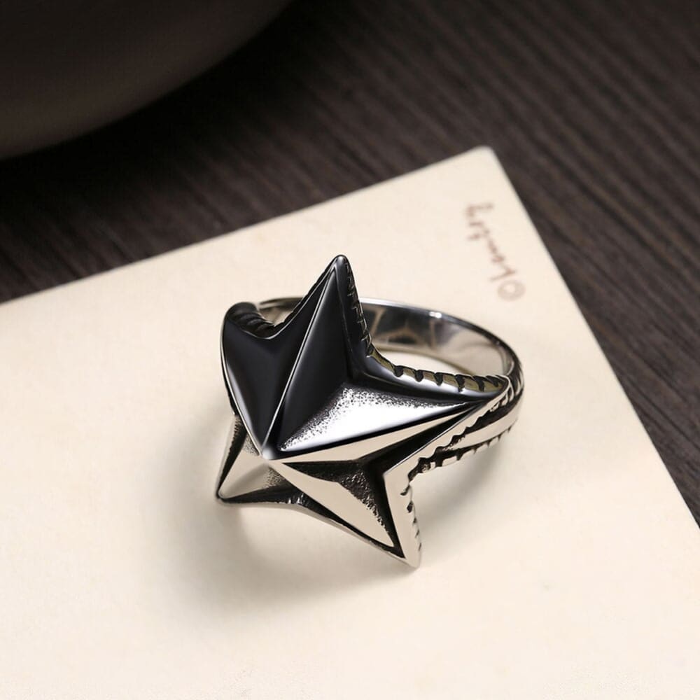 Silver Sea Starfish Ring