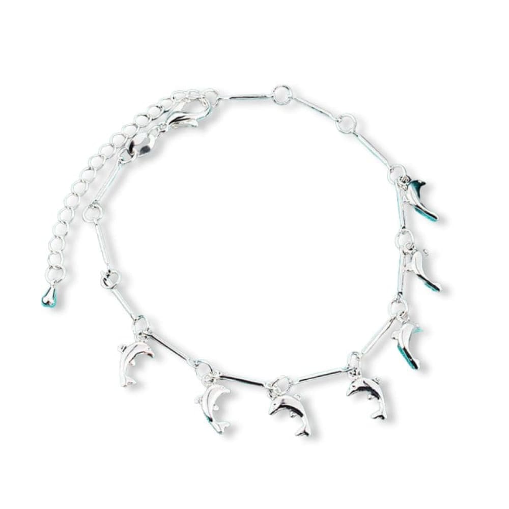 Silver Whale Bracelet