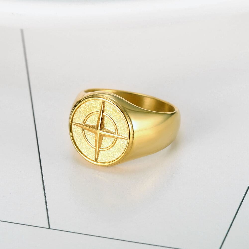 Compass Rings For Kids Madeinsea© - Simple Compass Ring