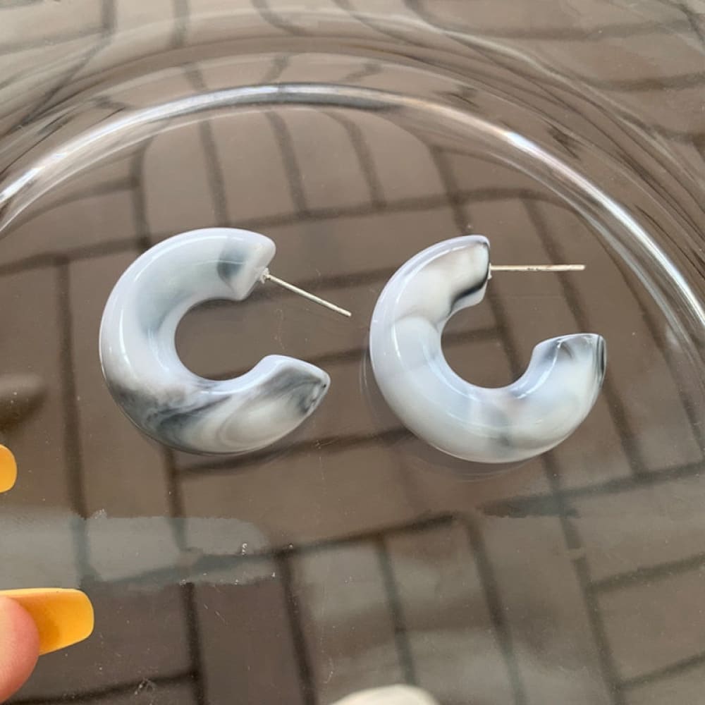 Small C Beach Earrings