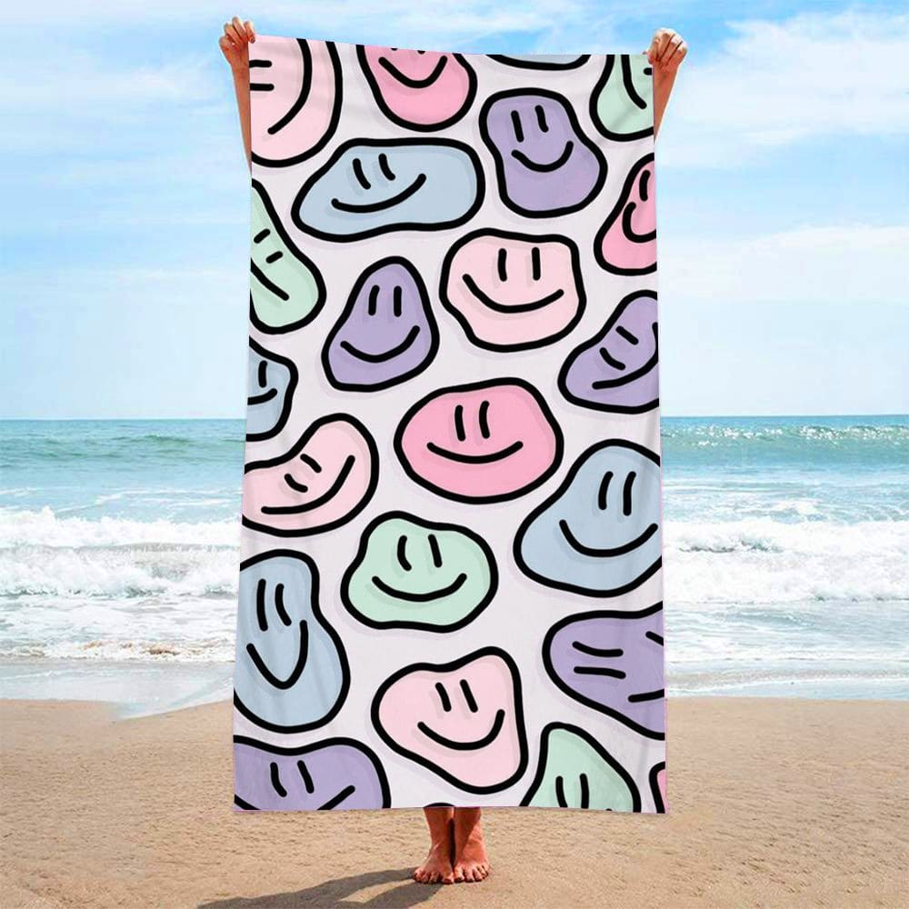 Smiley Face Beach Towel