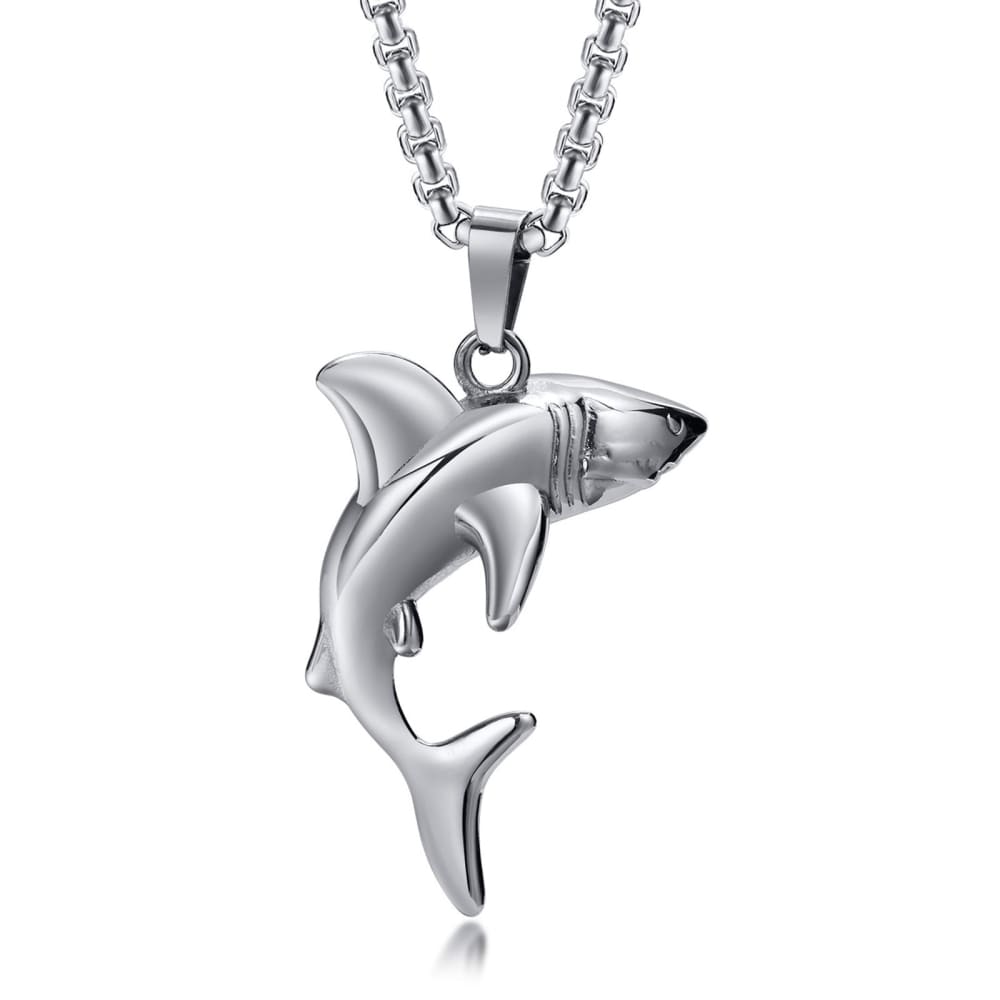 Stainless Shark Necklace