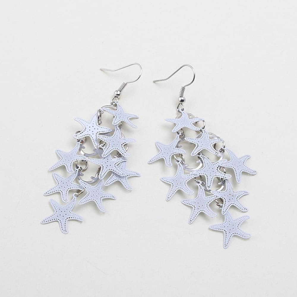 Starfish Boho Drop Earrings