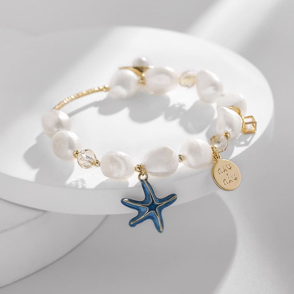 Starfish Pearl Bracelet