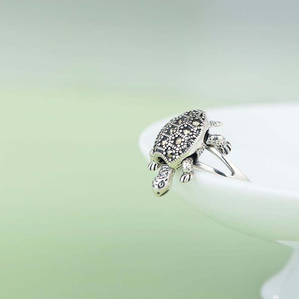 Sterling Silver Sea Turtle Ring