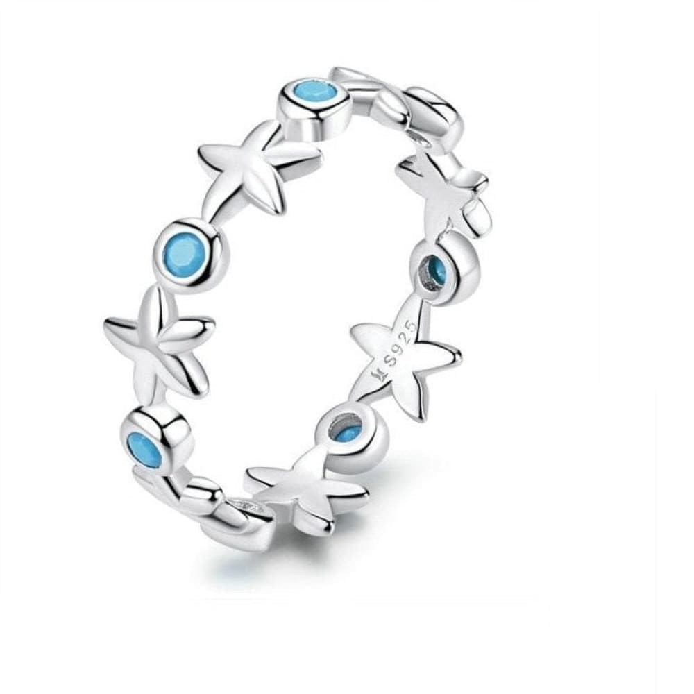 Sterling Starfish Ring