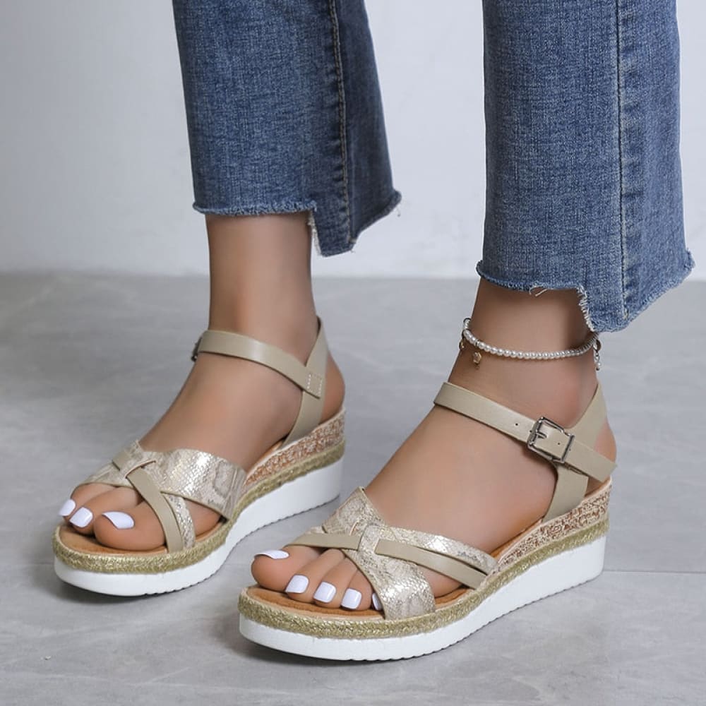 Summer Wedge Beach Sandal