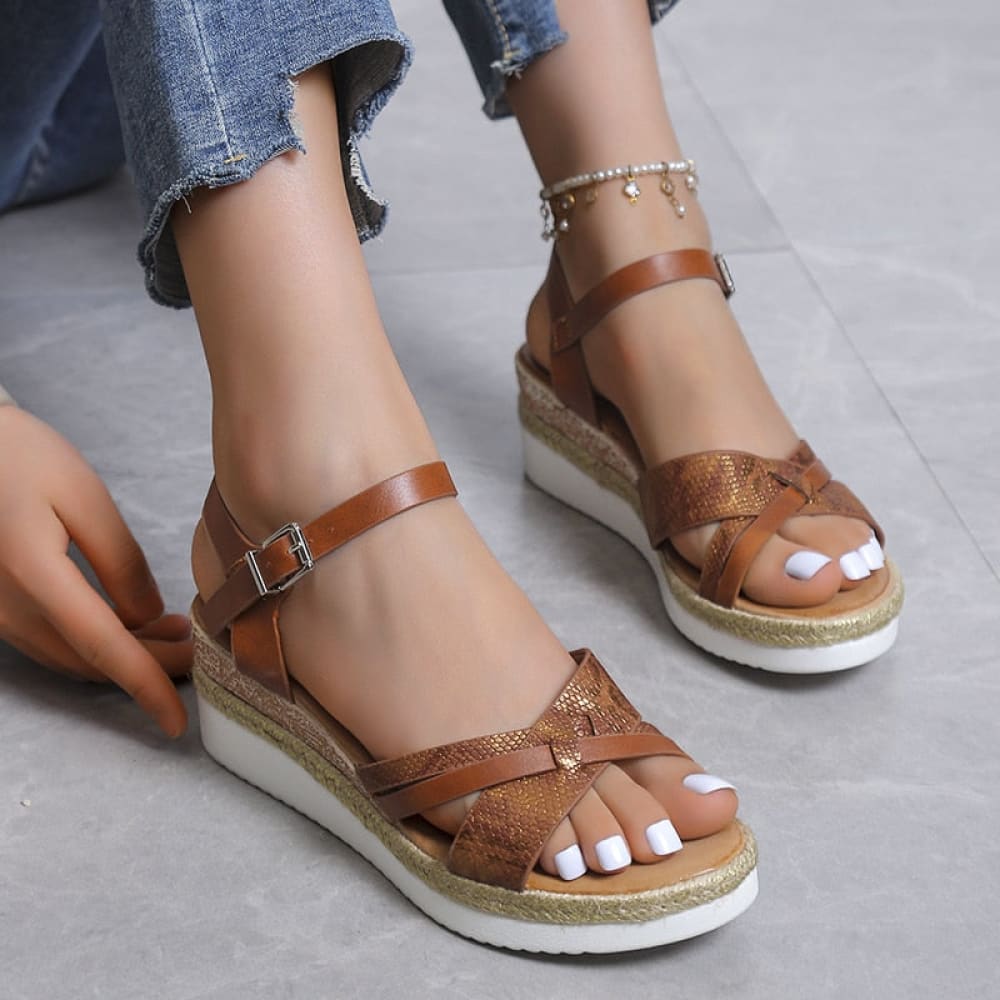 Summer Wedge Beach Sandal