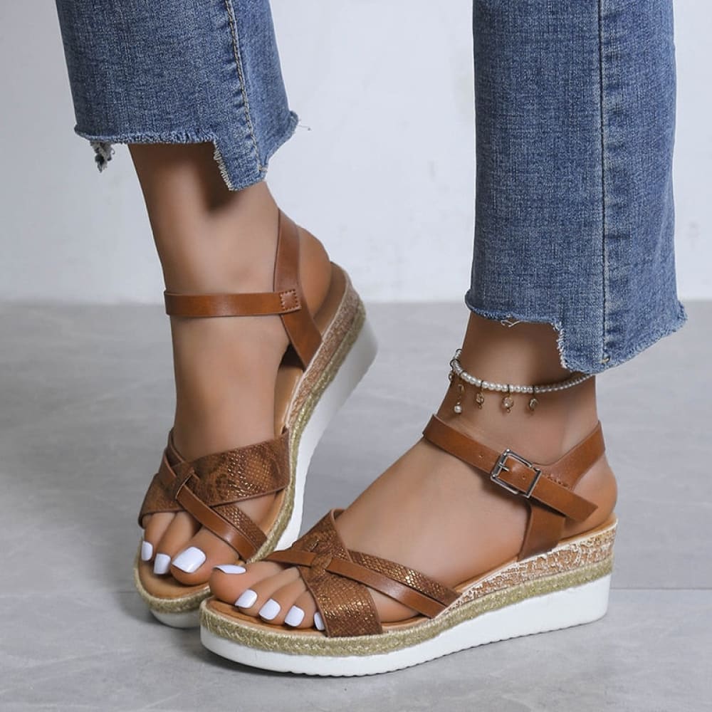 Summer Wedge Beach Sandal