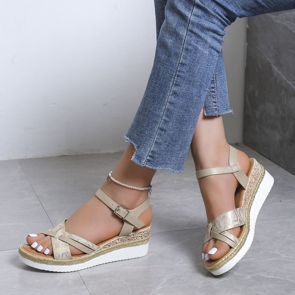 Summer Wedge Beach Sandal