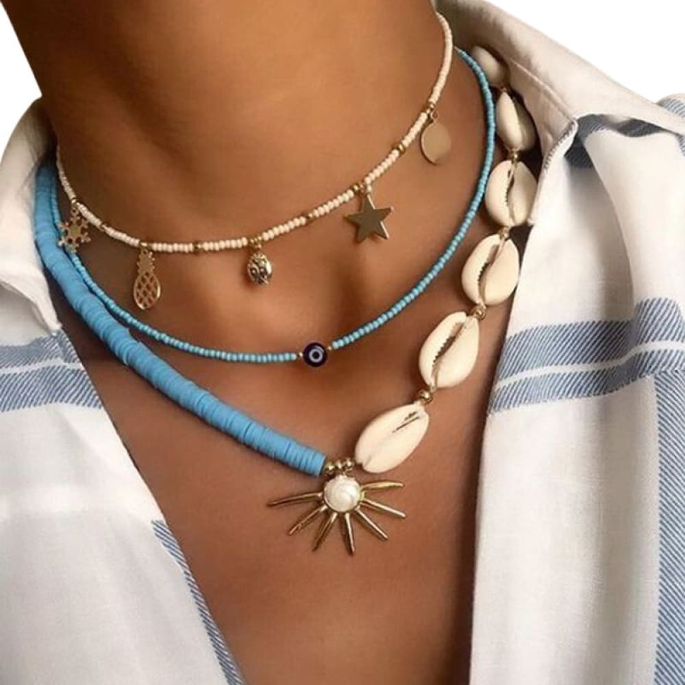 Surfer Puka Shell Necklace