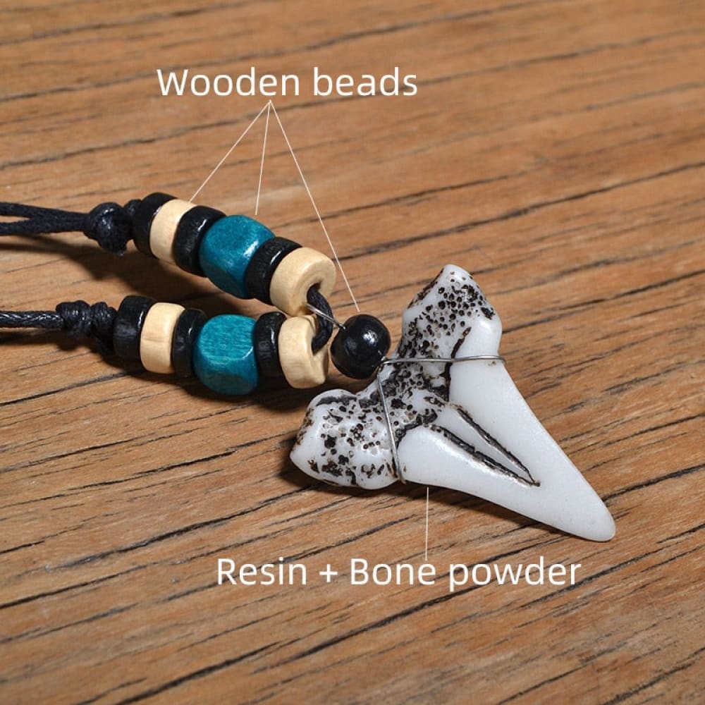 Surfer Shark Tooth Necklace