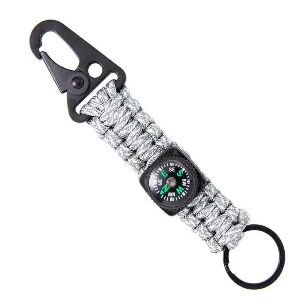 Survival Keychain Paracord - Gray